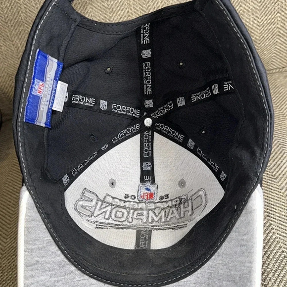 VTG 06 Indianapolis Colts Hat Cap Strap Back Gray Super Bowl XLI NFL Reebok Mens - Picture 6 of 8